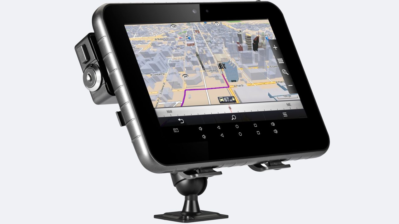 Truck navigation partnership with Sygic on JACS tablet