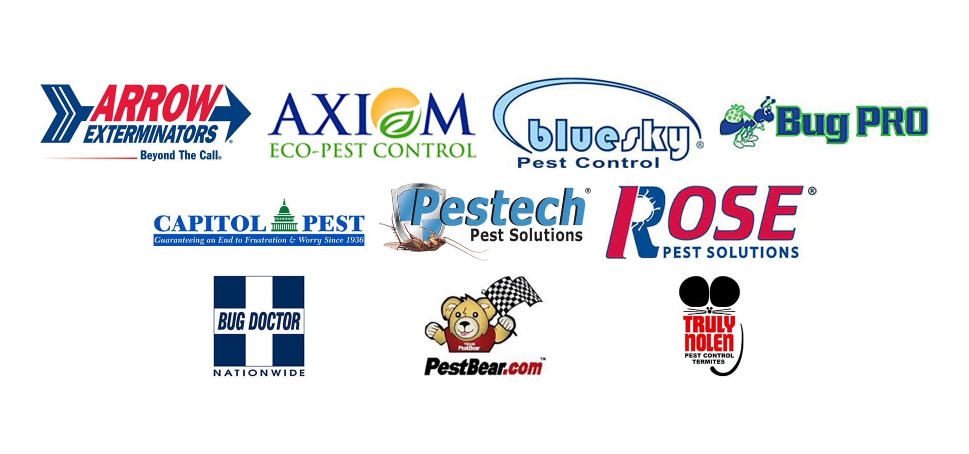 Pest control fleet management provided to companies across the nation