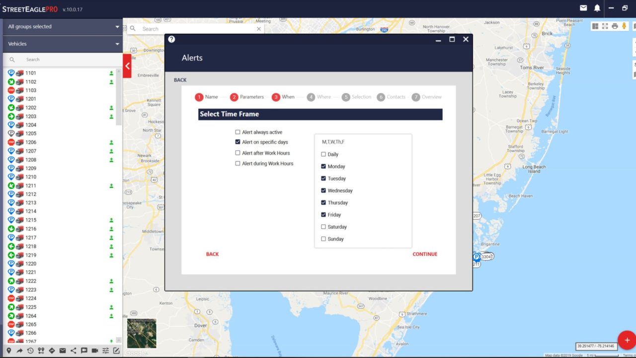Configure your real-time vehicle alerts to meet your business needs