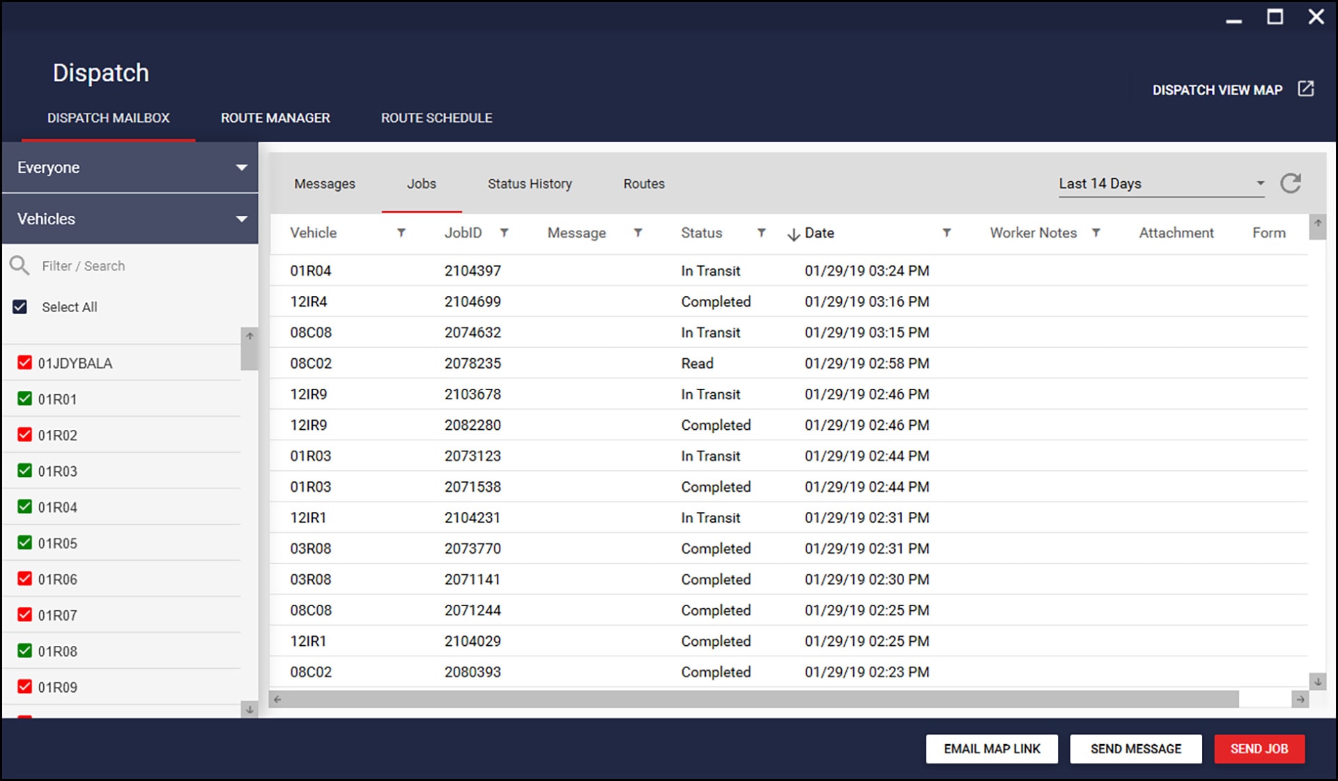 StreetEagle’s special trades fleet management platform includes access to the dispatch module