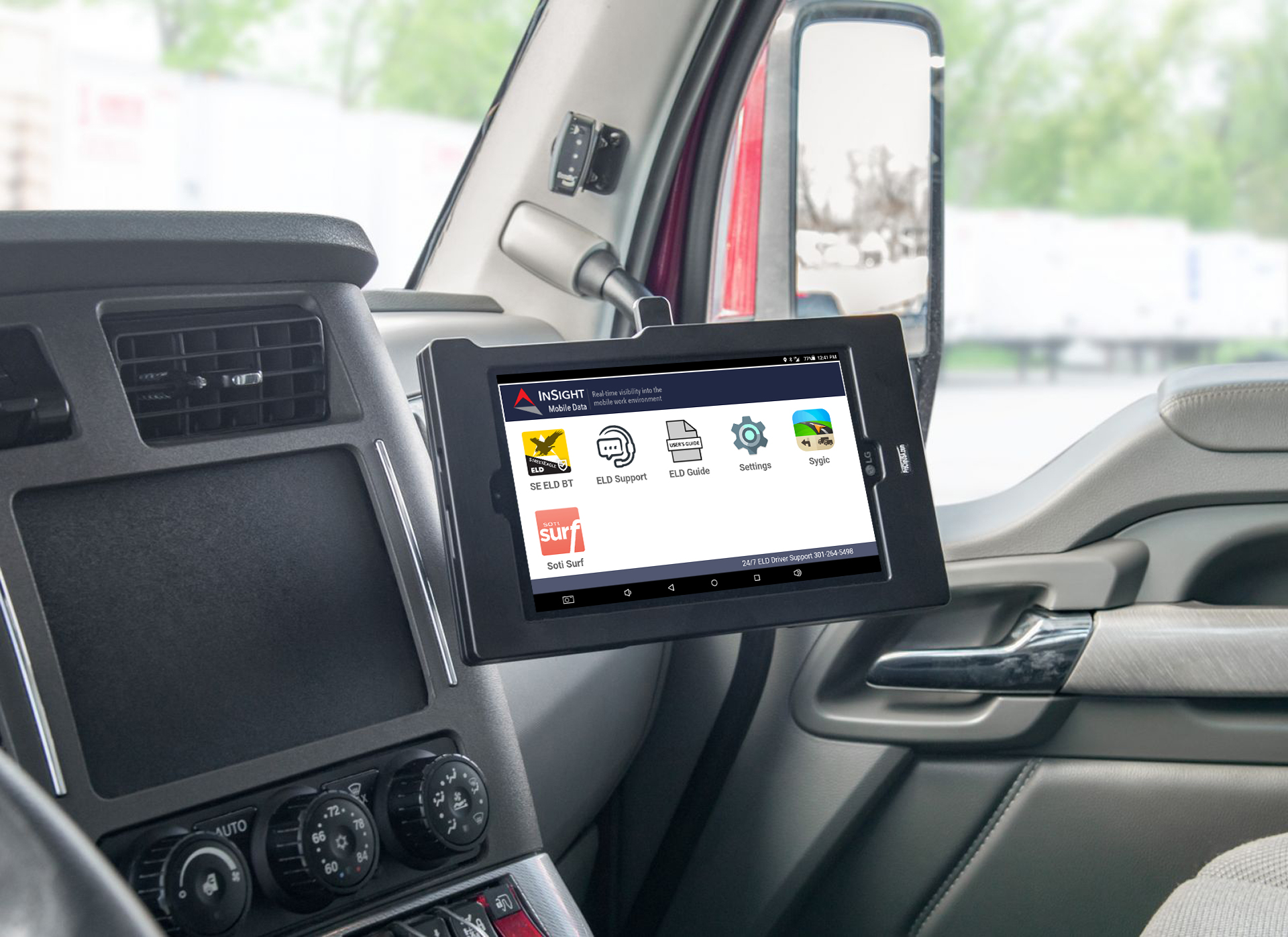 ELD only ruggedized tablet for compliance